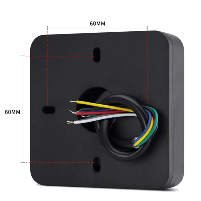 【지금 구매하세요!】IP68 방수 사각형 액세스 제어 카드 리더기 Wiegand 26/34 비트 카드 리더기 액세스 제어