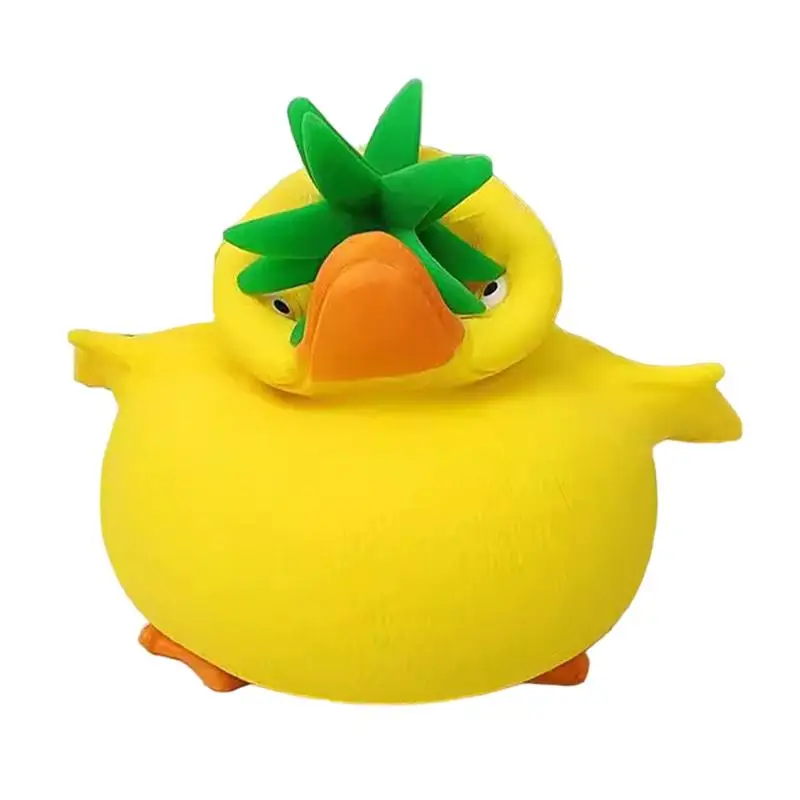 

Stress Balls For Kids Soft Duck Sensory Ball Miniature Pineapple Duck Squeeze Toys Slow Rebound Animal For Home Desk