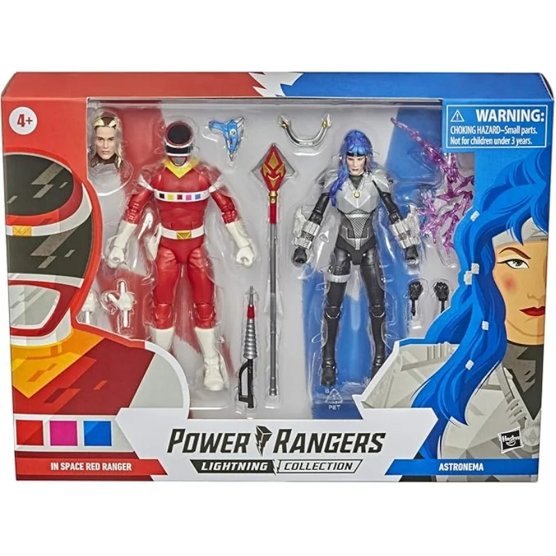 

Коллекция молний Power Rangers в космосе Red Ranger Versus Astronema, 2 упаковки, 6-дюймовая коллекционная игрушка-фигурка премиум-класса