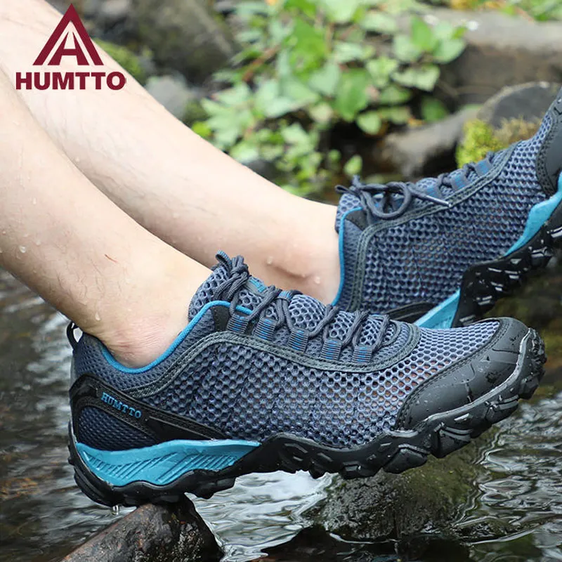 Humtto Outdoor Walking Shoes Men Hiking Shoes Women Trekking Shoes Running Shoes Breathable Outdoor Sports Casual Sneakers
