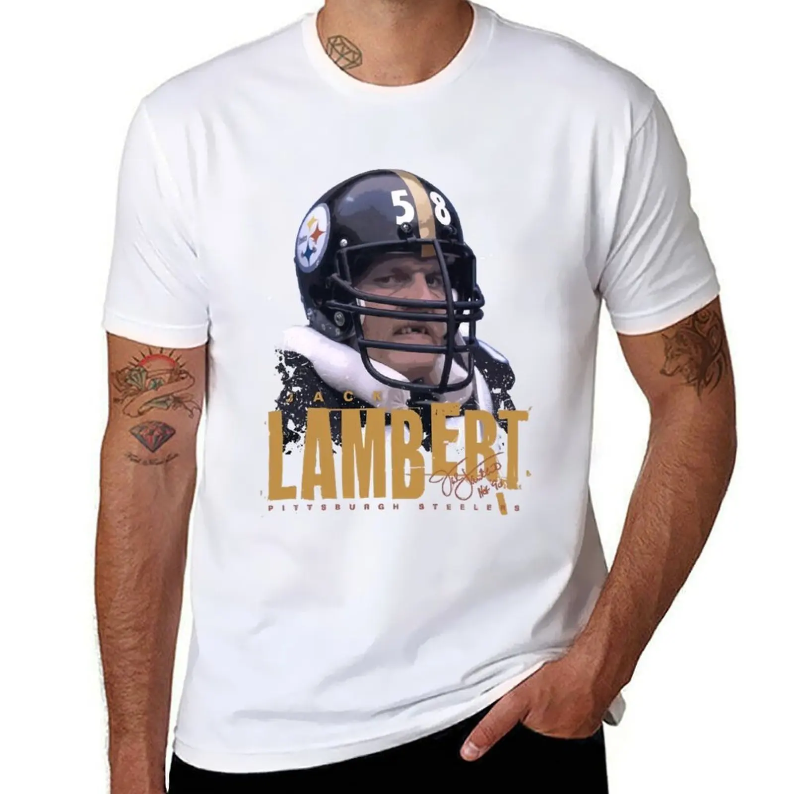 

Jack Lambert T-Shirt anime t shirts for man funny t shirts man T-Shirt