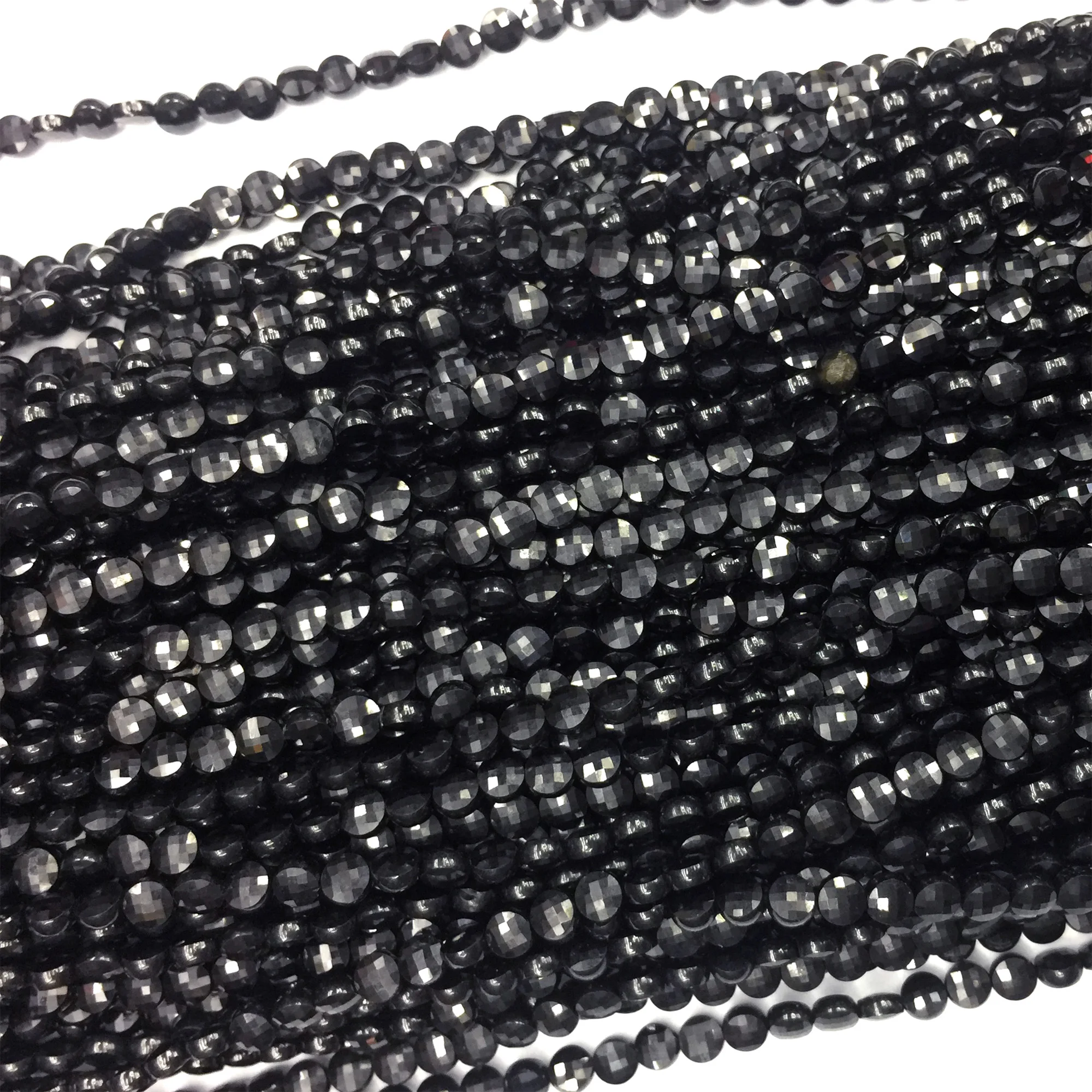 

Натуральные черные шарообразные бусины из шпинеля Veemake для изготовления ювелирных изделий 06161