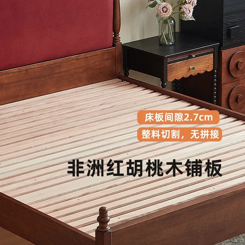 레트로 원목 침대