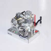 8 CC Metal Single Cylinder Engine Model Four Stroke Gasoline/Methanol Engine Driven Model Toy Comes With Starter Kit