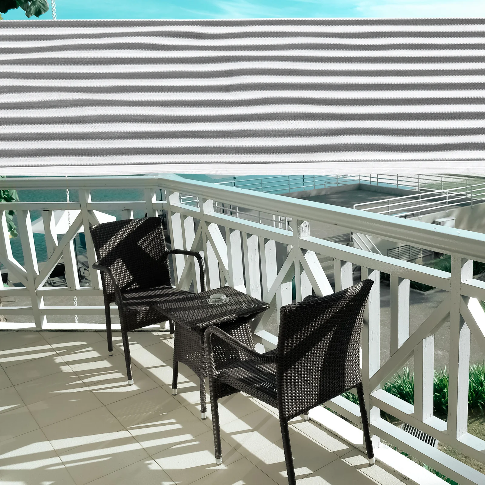 

1Pcs Outdoor Sunshade Net High Density Durable Tear Resistant Balcony Garden Protective Cover Sunscreen Heat Insulation