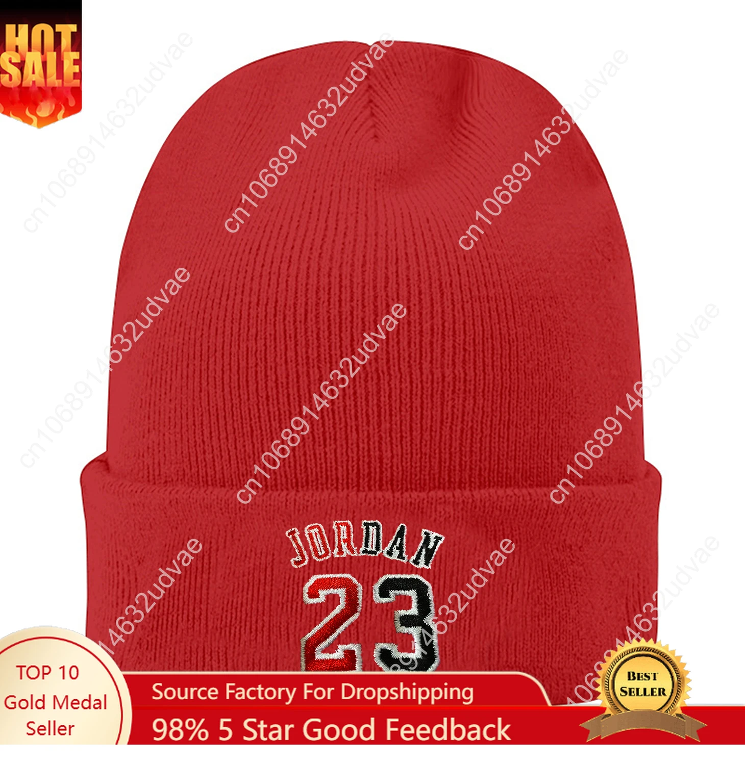 

Number 23 Hat God Basketball Hip Hop Knit Cap Warm Winter Ski Beanie Skullies Beanies Unisex Outdoor Custom Caps