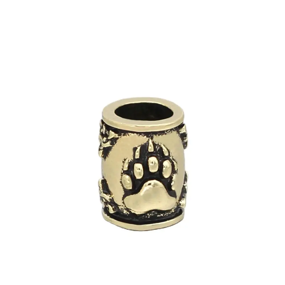 Viking Bead Vegvisir Compass Runes Slavic Men Women Accessories Beads Charms For Bracelet Making jwelry Inner diameter 6mm
