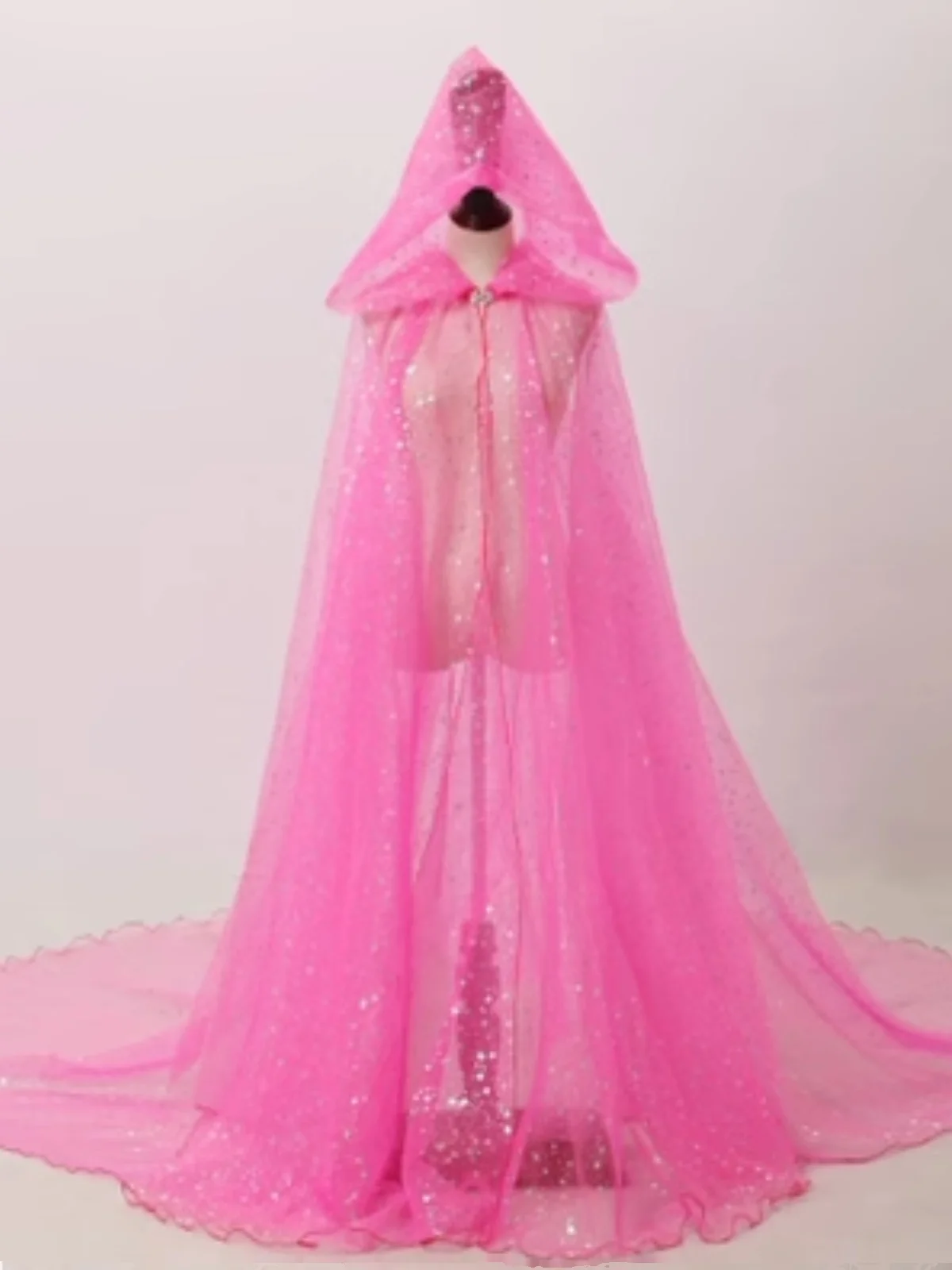 Long Hooded awl Star Moon Me loween Performance Costume Multicolor Role-plang Stage Outfit Women's Ethnic Clothing