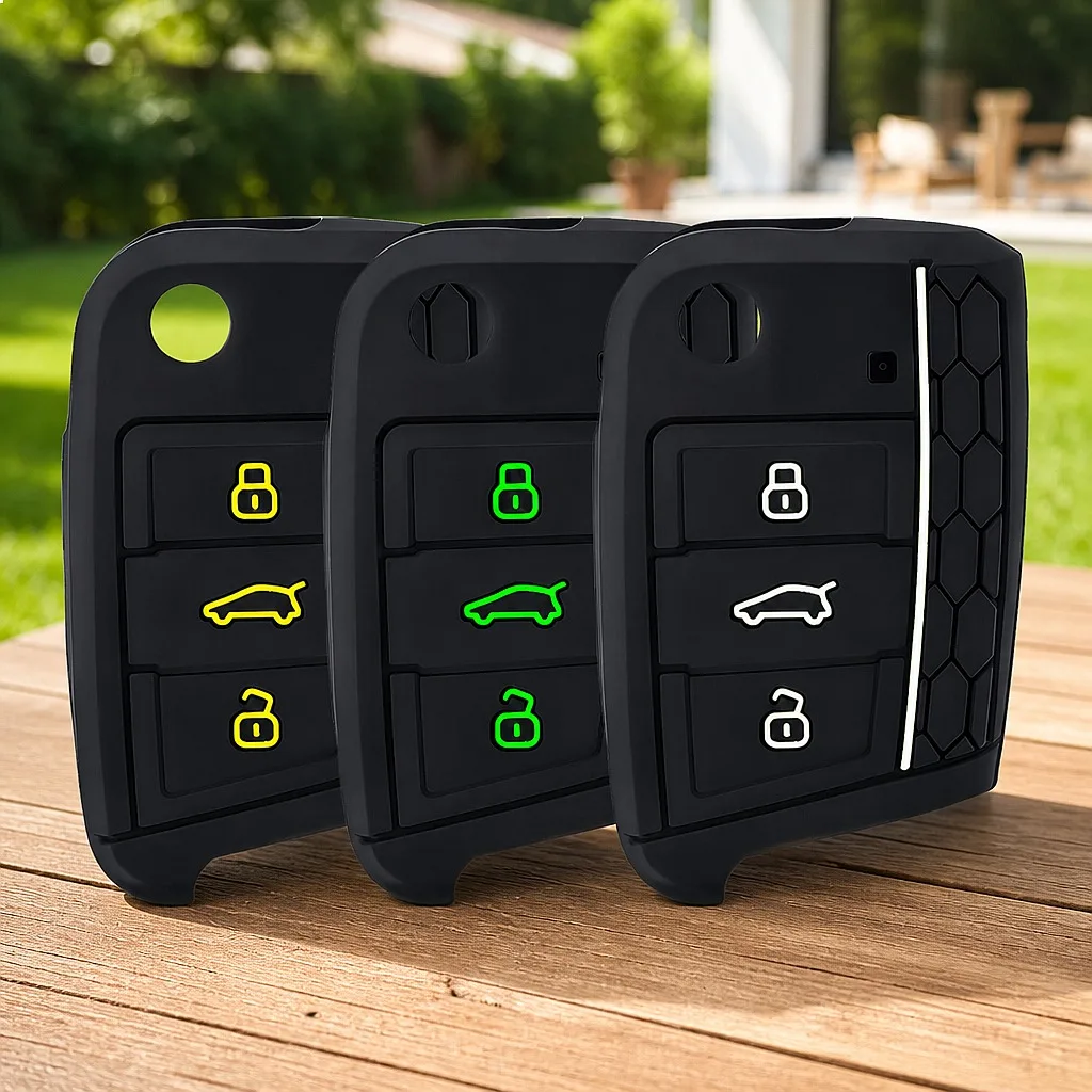 New Style key case cover For VW golf 7 GTI POLO T-Cross T-Roc touran Tiguan Skoda Octavia Rapid Fabia Seat Ibiza leon Ateca