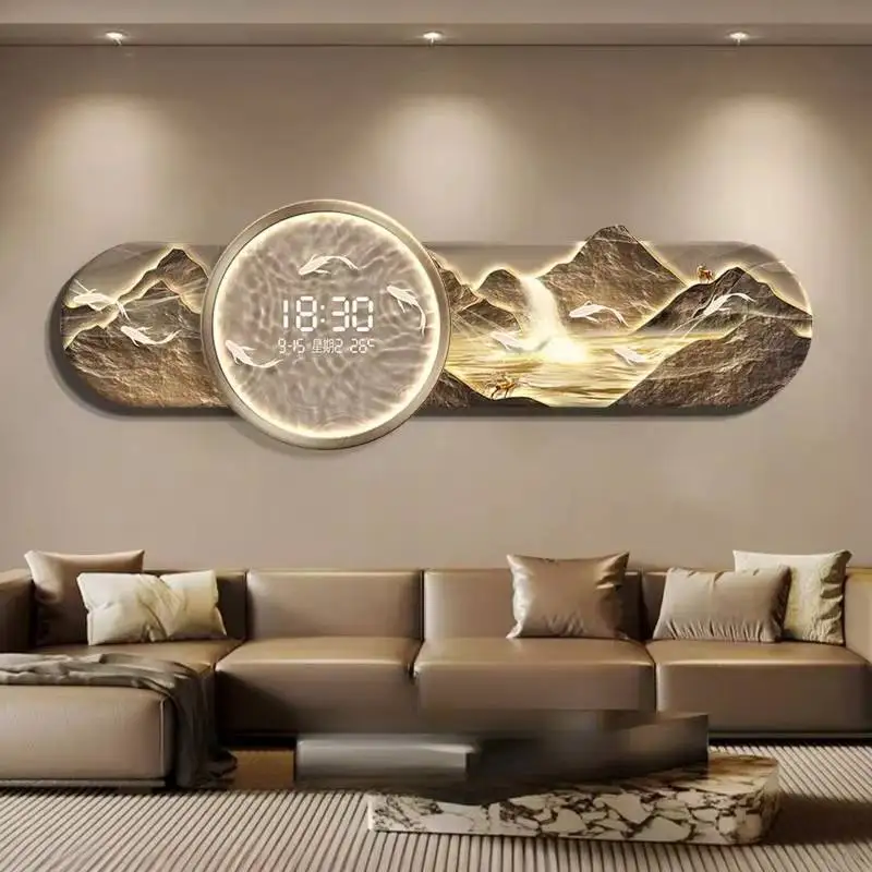 Machinery Japanese Wall Clock Original Decor Plastic Wall Art Wall Clock Digital Modern Horloge Murale Salon Decoration For Home