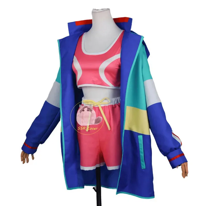 25COSShizuka Mikazuki Cosplay Zom 100 Shizuka Mikazuki Cosplay disfraz cubo lista de los muertos uniforme chaqueta traje Halloween Cos