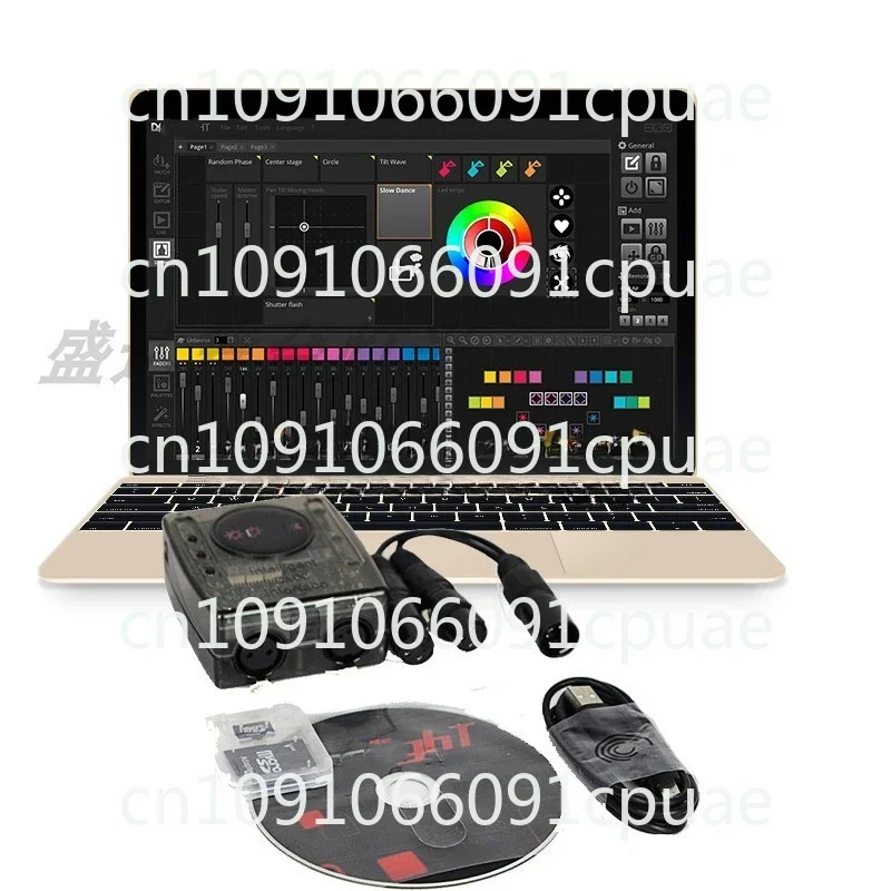 Stage Lighting Computer Software Controller DVC4 GZM Daslight USB Connection Win/Mac System