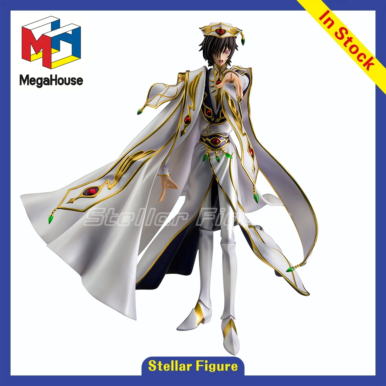 

【SF】In Stock MegaHouse Precious G.E.M. Code Geass Lelouch of The Rebellion R2 Lelouch Lamperouge Figures Model Collection Gift
