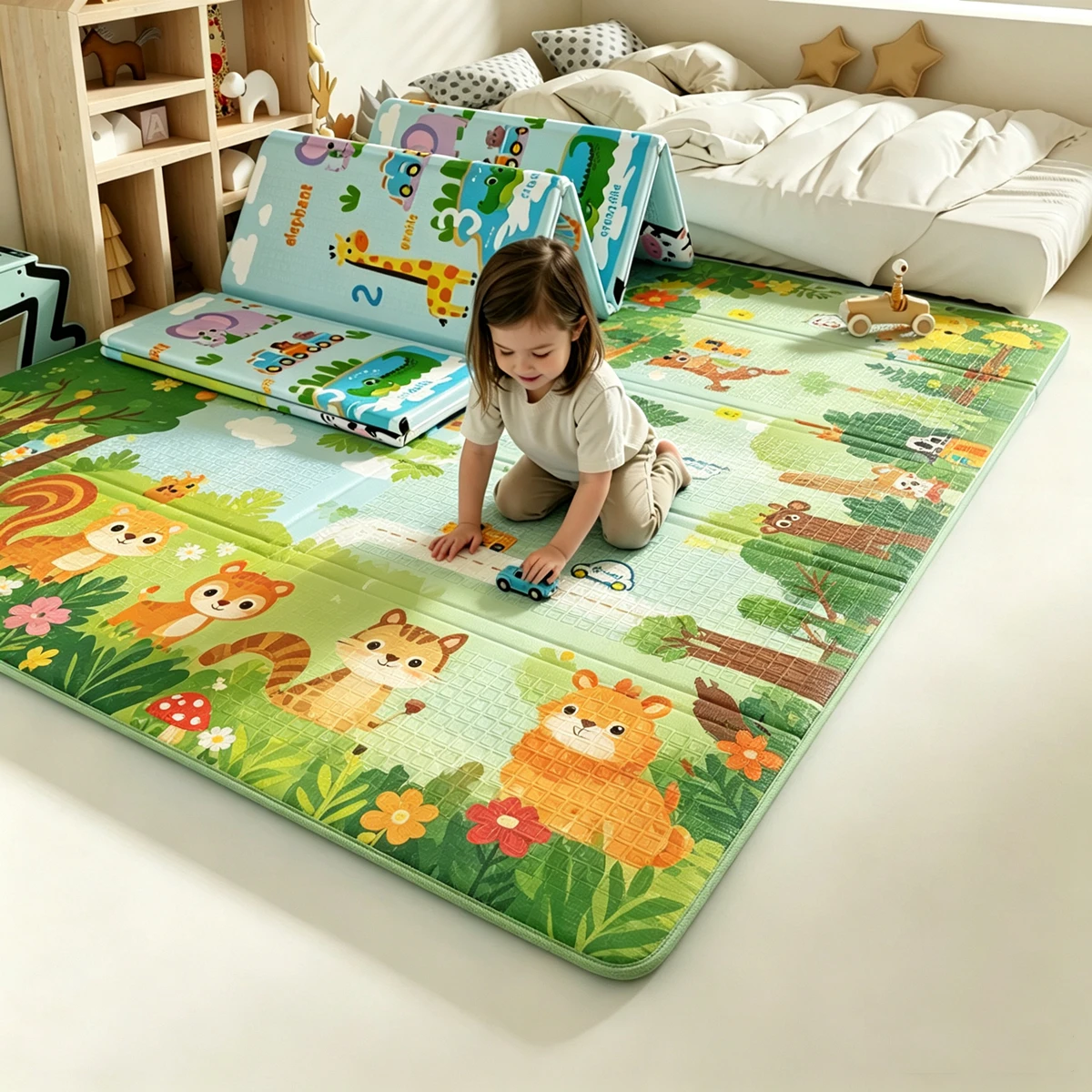 Baby Play Mat Children's Carpet Foldable Non-Toxic Educational in The Nursery Climbing Pad Kids Rug Activitys Games Toys 180*100