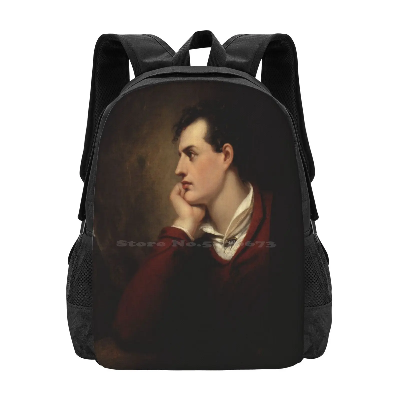 Lord Byron - 6Th Baron Byron - By Richard Westall Hot Sale Schoolbag Backpack Fashion Bags Lord Byron George Gordon Byron 6Th