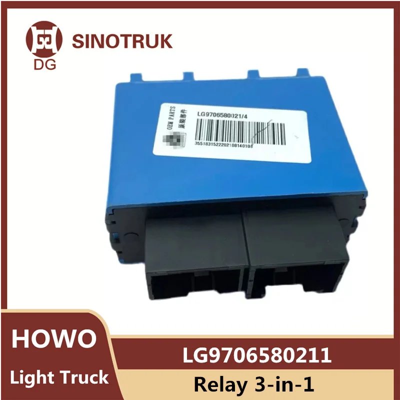 

LG9706580211 Relay For SIONTRUK HOWO Light Truck 3-in-1 Controller Wiper Intermittent Steering Quadruple Flashing Relay Truck Pa