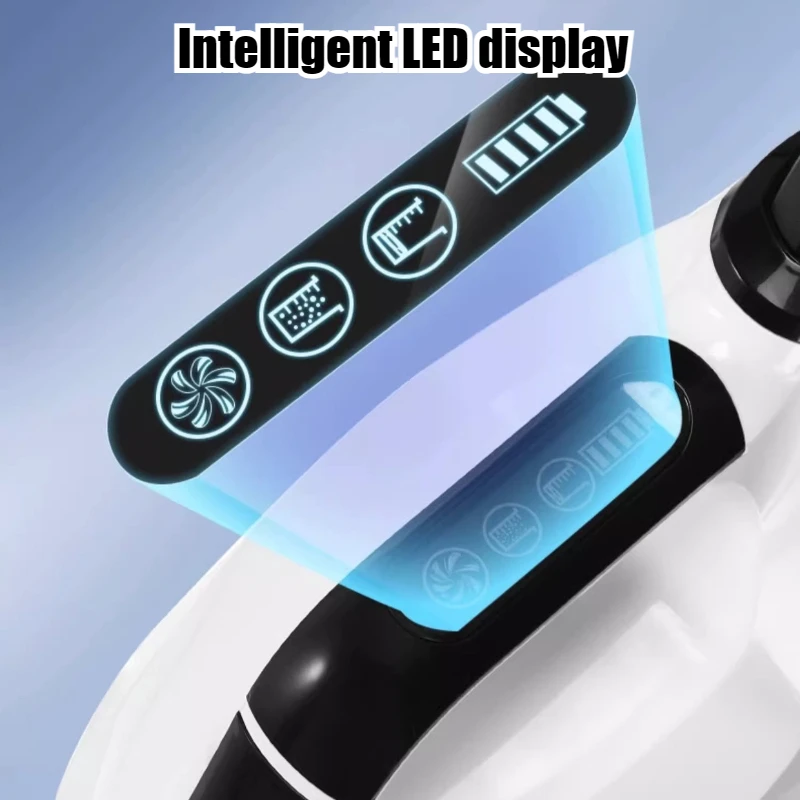 Multi Functional Electric Wet Dry Vacuum Cleaner Deep Cleaning Labor-saving Smart Screen Display Convenient Use Home Appliances