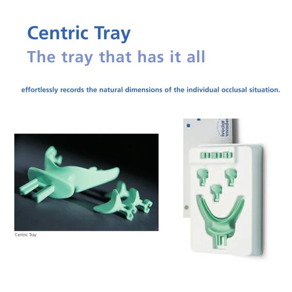 Ivoclar Vivadent Centric Tray for Individual Bite Registration Occlusal Position Recording Universal 559166BN Dentistry Products