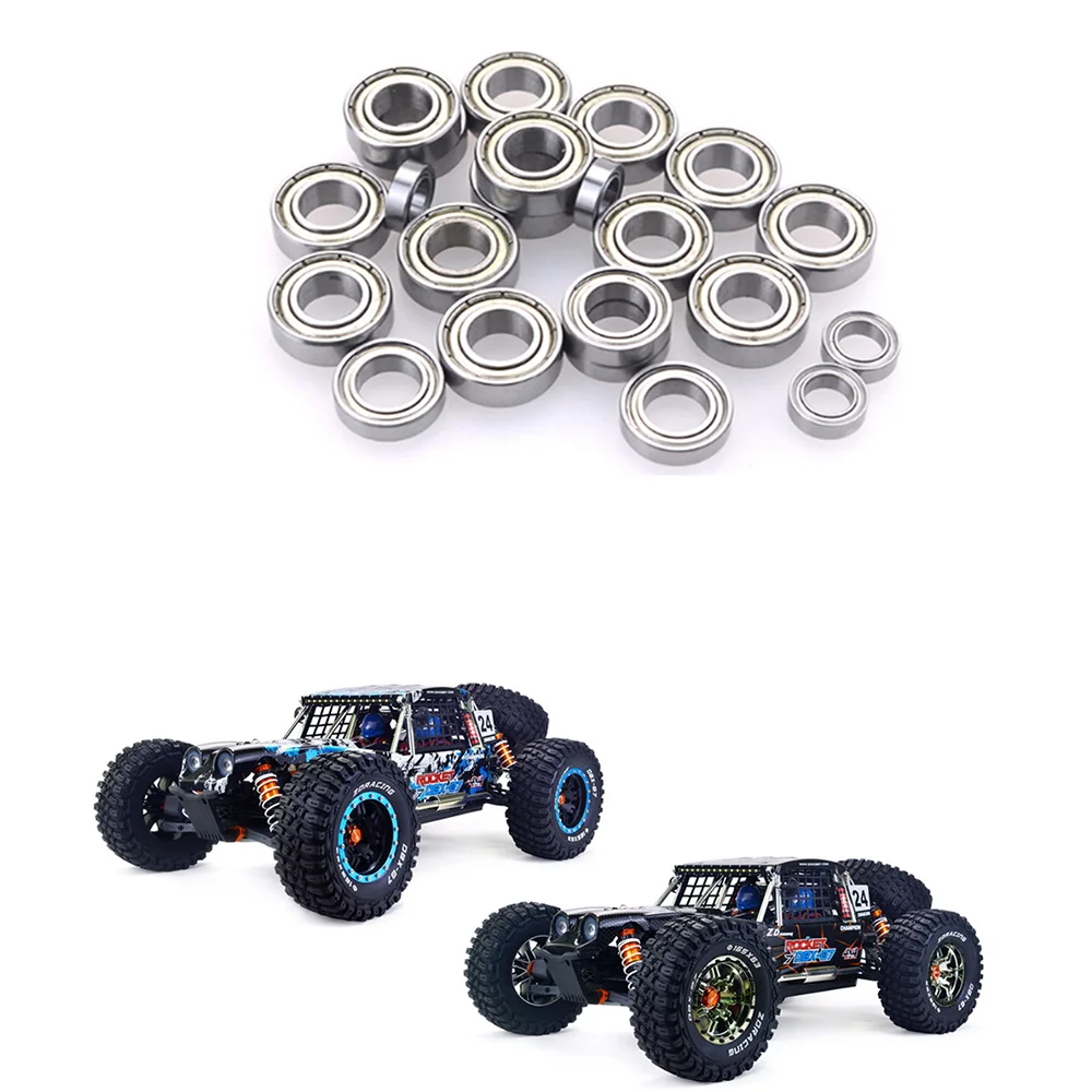 Metal Steel Ball Bearing para ZD Racing Car, peças de atualização, acessórios de reposição, 8109, DBX-07, DBX07, EX-07, EX07, 1/7 RC, 14pcs