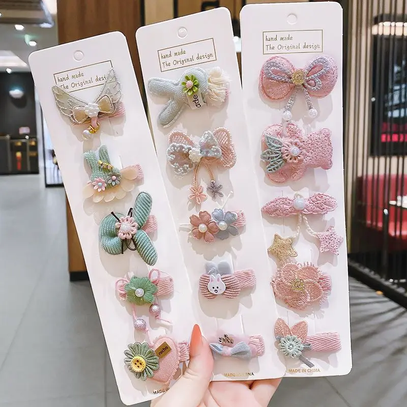 Horquillas con lazo de encaje para bebé, pinzas para el pelo con flores bonitas, pasadores para el pelo para niña, accesorios para el cabello para