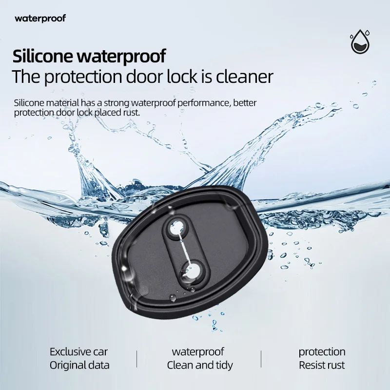 4pcs /set Car Door Mute Damping Cushion Silicone Car Door Lock Buckle Cover For Kia Sedona K5 PHEV KX5 K3 EV KX3 K2 KX7 EV6 KX