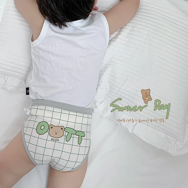 3Pcs/Lot 2022 summer alphabet baby underwear cartoon cotton boys and girls underwear