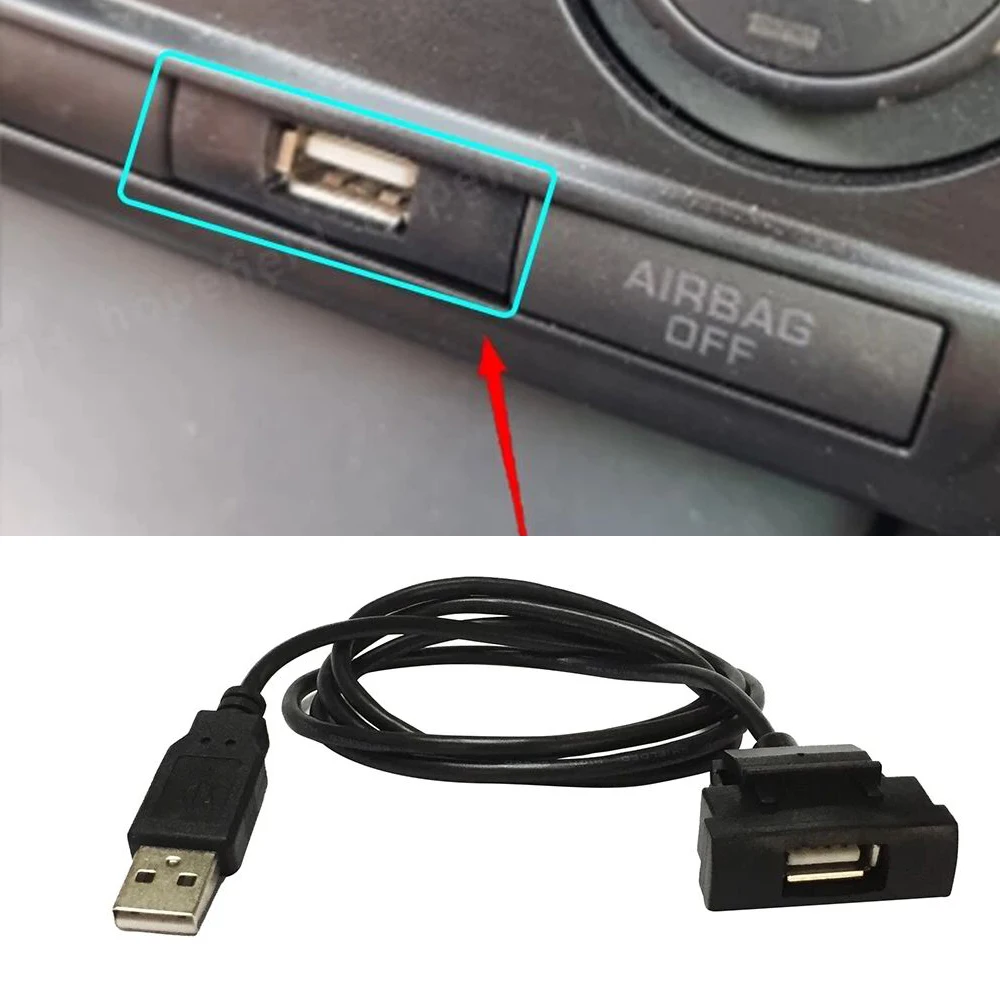 RCD510 RNS315 Audio USB Cable Switch Adapter Car Radio Music CD Player Socket For skoda octavia for volkswagen Golf Passat Jetta