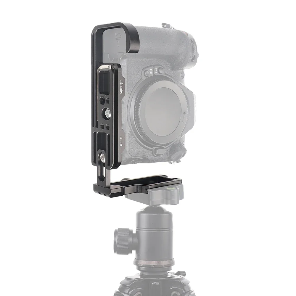 FOTGA L Plate  Camera L-Bracket Plate L-Shape Bracket for Nikon Z8 Camera Quick Realease Base Plate Vlogging Tripod Kit