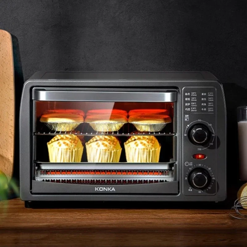 

Многофункциональная бытовая электрическая духовка 13 л, мини-маленькая духовка большой емкости, низкотемпературная ферментация, время выпечки тортов