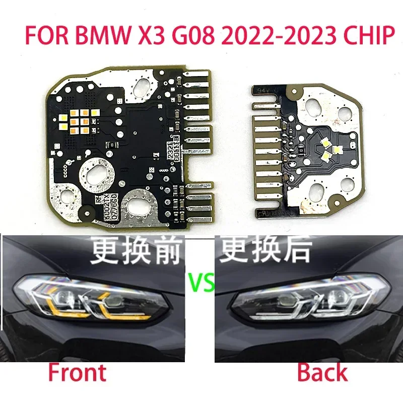

White Angel Eyes for BMW X3 G01 G02 G08 2022-2023 Car HeadAngel Eyess DRL Chip Ballast Chip Circuit Board Angel Eyes Source Boar