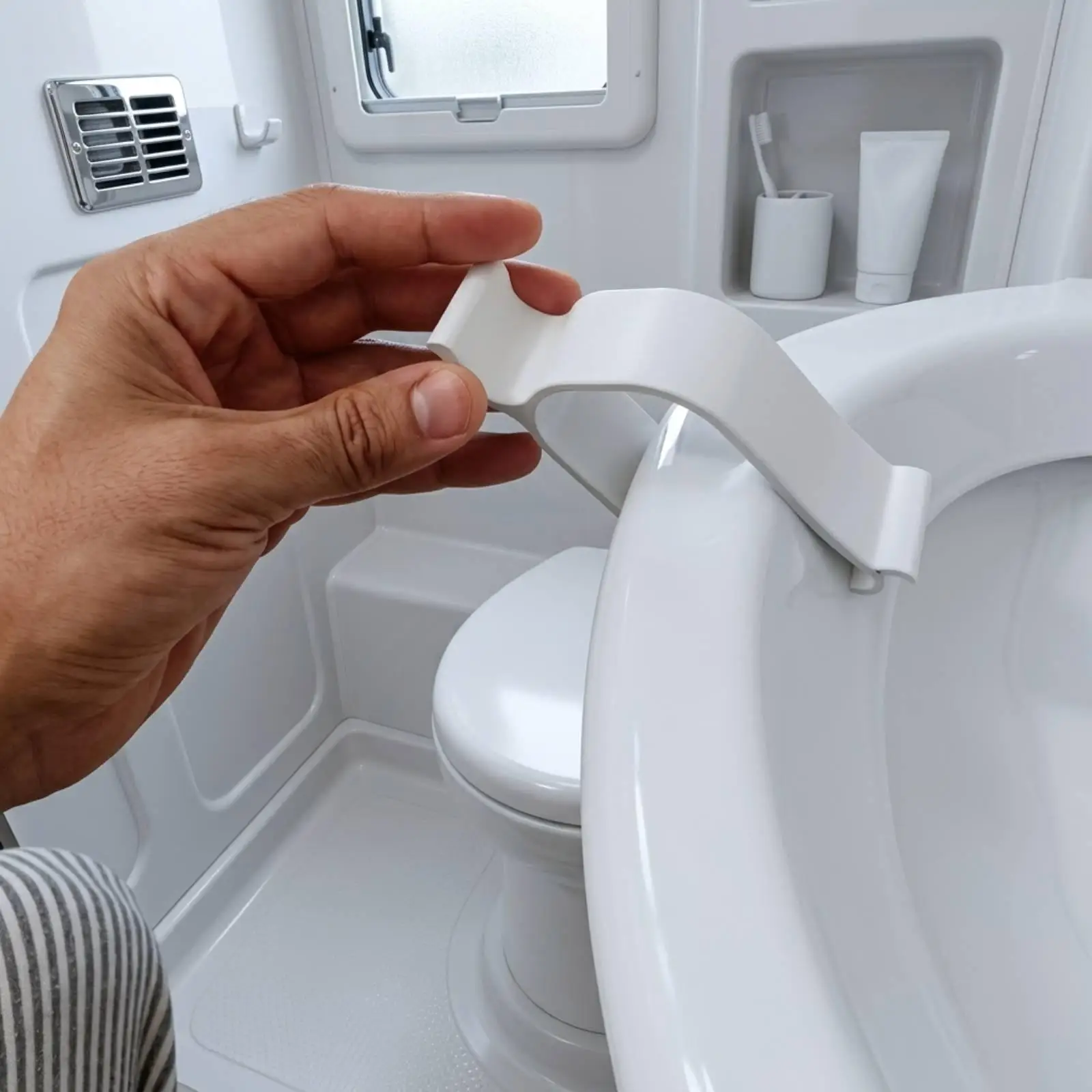 Toilet for seat Stabilizer Clip Stabilizing Toilet for seat Clamp Hardware for