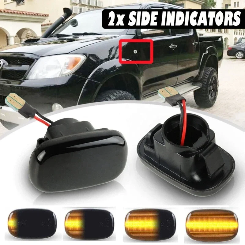 

2 шт., Автомобильные светодиодные фонари для Toyota Hilux Corolla Camry Prius