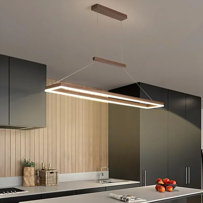 

Nordic rectangle aluminium led Ceiling chandeliers gold for living dining room kitchen island office desks home decor luminaires