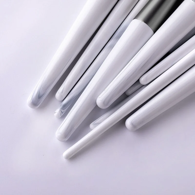 Nowy Produkt12 Zestaw Pędzli do Makijażu Pędzel do Pudru Sypkiego Cieni do Powiek Pełny Zestaw Narzędzi do Makijażu Ultra Miękkie Wielokolorowe Włosie Dostępne w Magazynie
