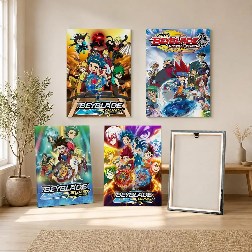 Best Seller B-Beyblade Painting Calligraphy Canvas Wall Art Living Room Bedroom Hallway ClearPrint Non-Fading&Gift