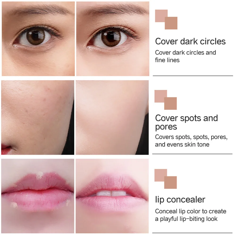 リコンシーラークリーム,にきびのそばかす,明るく,肌のトーン