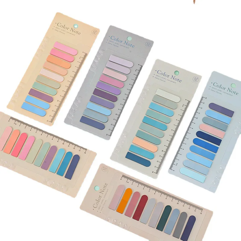 Notes Hand-held Stickers Mo Landi Ins Transparent Long Notes Cute Pet Very Fine Index Stickers