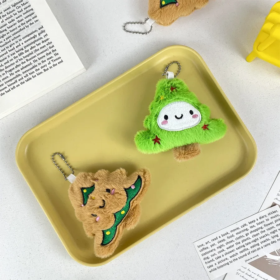 

Мультяшная креативная рождественская елка, плюшевый кулон, рождественское украшение, милый брелок Juguetes, изысканные мягкие игрушки, плюшевый подарок