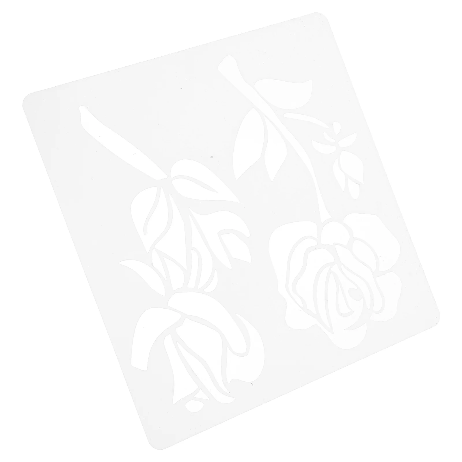 

Flower Shaped Stencils for Painting on Canvas Wall Craft Supplies Reusable PET Material Lightweight Mold Template