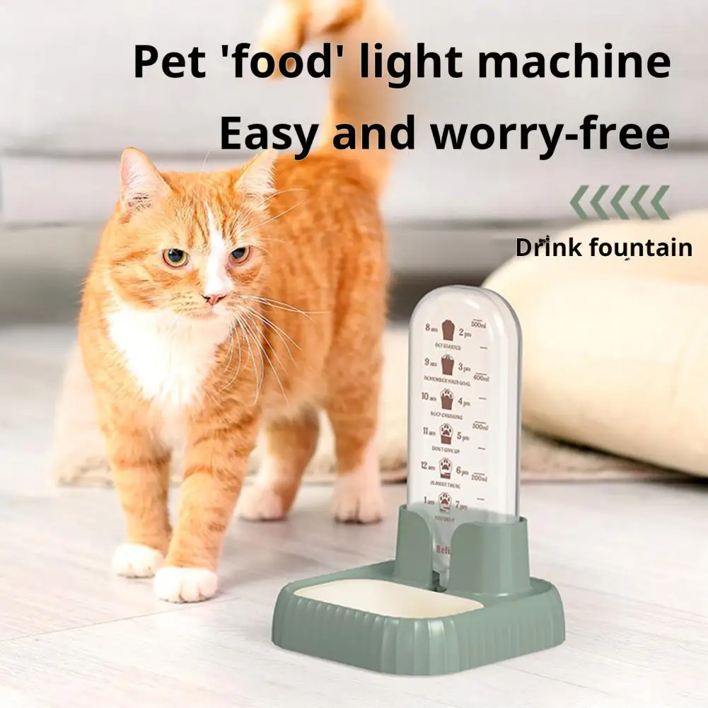 500ML Pet Water Dispenser Automatic Refill Waterer Easy To Clean Filters Prevents Dust Hair Water Fountain For Cats Dogs Indoor