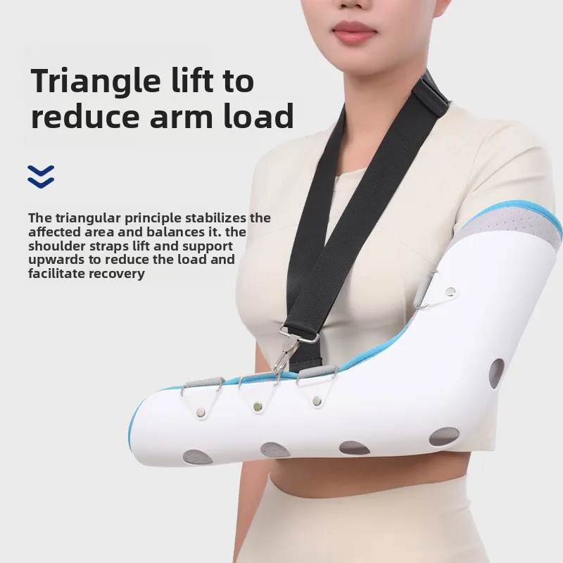 Upper Extremity Fracture Elbow Brace - Adjustable Immobilization Support, Medical Recovery Strap for Arm & Elbow Fixation