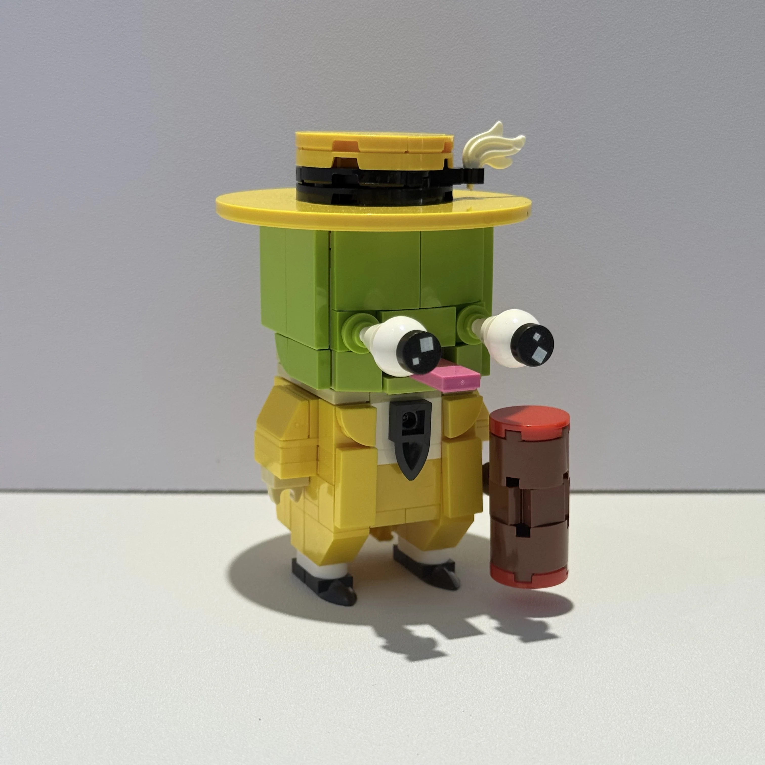 

Funny Movie Comedian Male Lead Building Blocks MOC Jim Carrey The Masked Doll Model DIY Kids Puzzle Assembly Toys Birthday Gift