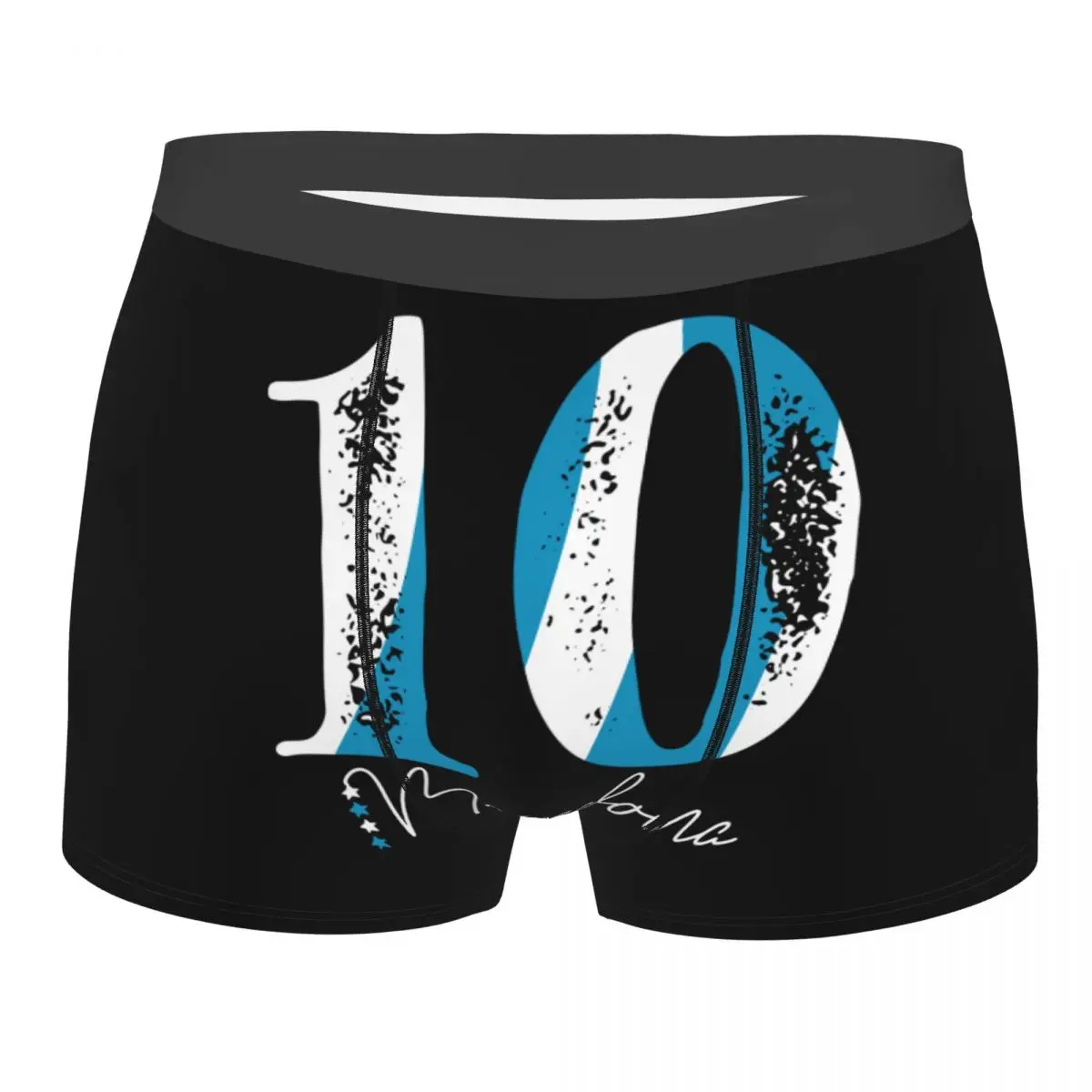 Custom Maradonas Boxer Shorts For Men 3D Print Argentina Soccer Legend Underwear Panties Briefs Stretch Underpants