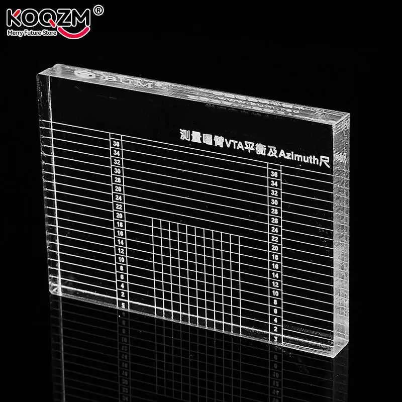 TOCADISCOS de vinilo LP, regla de Azimuth, Cartucho de equilibrio, regla de Azimuth, tocadiscos de carcasa de cabeza