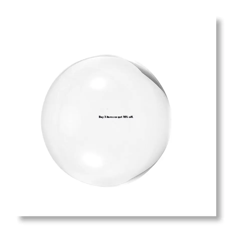 ●Transparent color Glass Crystal Ball Healing Sphere Photography Props ball Decor 30Mm