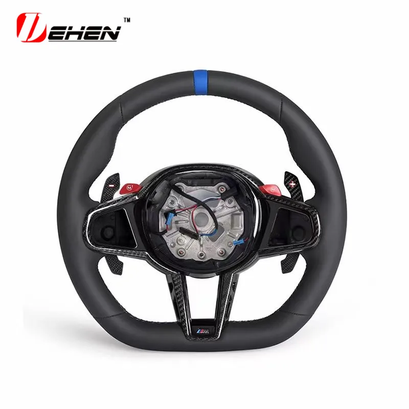 For BMW G20 G22 G23 G26 G29 G80 G82 G87 I3 I4 M2 M3 New 2025 M4 Old Upgrade New Customized Carbon Fiber Steering Wheel