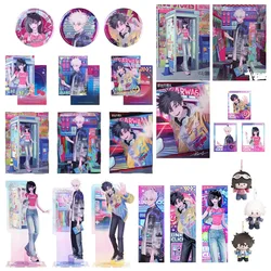 Sunsyea Link Click Shiguang Daili Ren Official Merch Series Badge Color Board Cards Sat Laser Tickets Set Desktop Ornament