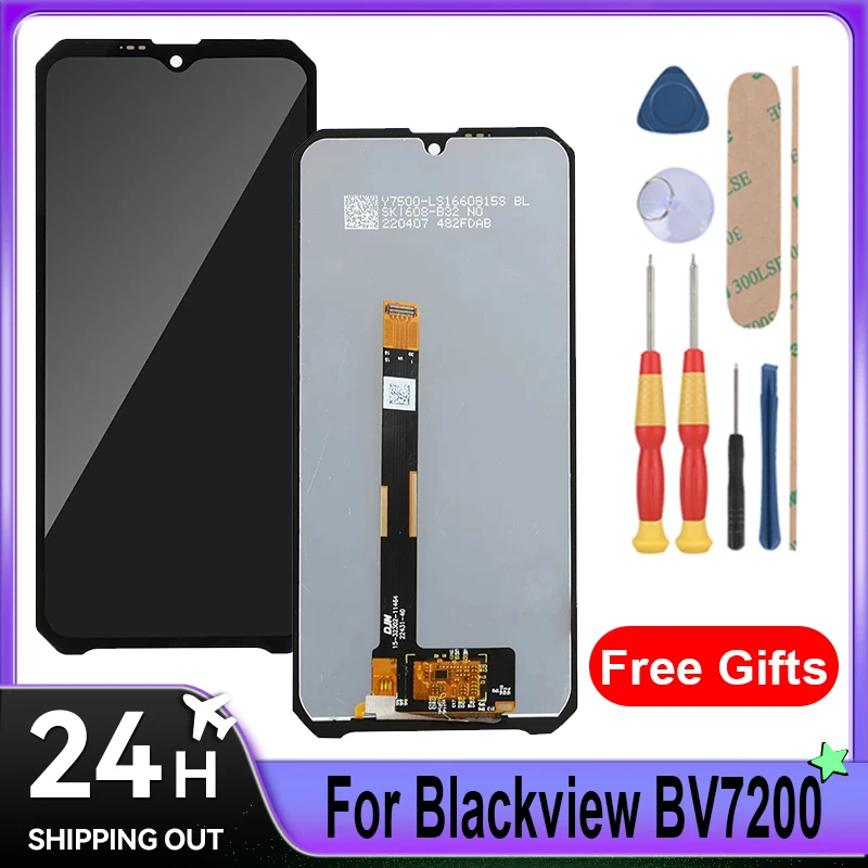 For Blackview BV7200 LCD Display + Touch Screen Full Assembly Mobile Phone Replacement Parts With Tools