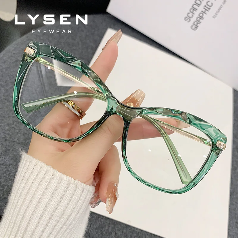 LYSEN mode papillon cadre femmes lunettes de lecture myopie et Anti lumière bleue personnalisation lunettes de Prescription progressives