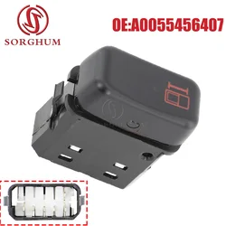 SORGHUM A 0055456407   Interruttore serratura porta cruscotto pulsante singolo per Mercedes-Benz Travego Tourismo Setra 0055456407   Accessori per auto